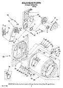 BULKHEAD PARTS, OPTIONAL PARTS (NOT INCLUDED) Diagram and Parts List for MED5640TQ0  Maytag Dryer