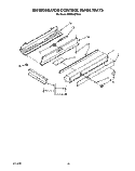 REFRIGERATOR CONTROL PANEL Diagram and Parts List for KSRF36DTX10  KitchenAid Refrigerator