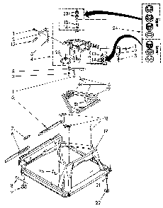 Machine Base Diagram and Parts List for LA7800XSM2  Whirlpool Washer