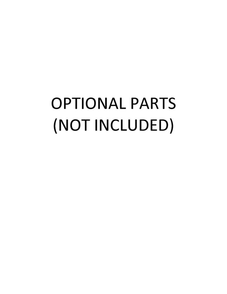 Optional Parts Not Included Diagram and Parts List for CET9000GQ0  Whirlpool Washer Dryer Combo