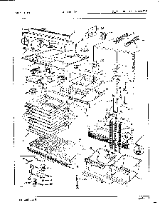 03 - Fresh Food Compartment Diagram and Parts List for RB21FN-3A  Whirlpool Refrigerator