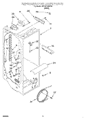 REFRIGERATOR LINER Diagram and Parts List for 3XKGN7050F02  Whirlpool Refrigerator
