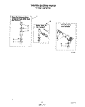 WATER SYSTEM Diagram and Parts List for CA2762XSW5  Whirlpool Washer