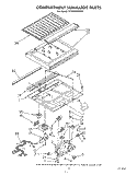 COMPARTMENT SEPARATOR Diagram and Parts List for ET25DMXVW03  Whirlpool Refrigerator