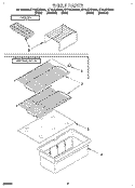 SHELF Diagram and Parts List for ET14JKXDW01  Whirlpool Refrigerator