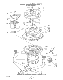 PUMP AND MOTOR Diagram and Parts List for KUDA220T1  KitchenAid Dishwasher