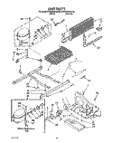 UNIT Diagram and Parts List for KTRS20KXAL20  KitchenAid Refrigerator