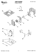 UNIT PARTS Diagram and Parts List for ACQ249PS1  Whirlpool Air Conditioner