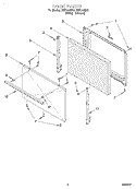 Part Location Diagram of WP3196143 Whirlpool Range Handle Spacer
