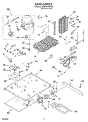 UNIT Diagram and Parts List for KSBP25FJSS00  KitchenAid Refrigerator
