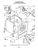 SECTION Diagram and Parts List for GCE2900XSN1  Whirlpool Dryer