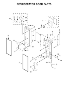 Part Location Diagram of W10795523 Whirlpool BASE