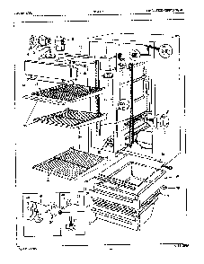 03 - Fresh Food Compartment Diagram and Parts List for NS20F7A  Whirlpool Refrigerator