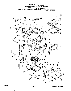Body Diagram and Parts List for 1433*0A  Roper Range