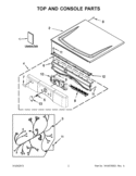 Part Location Diagram of W10555108 Whirlpool HARNS-WIRE