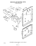 BREAKER AND CONTROL Diagram and Parts List for EB19ZKXRWR0  Whirlpool Refrigerator