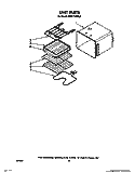 UNIT Diagram and Parts List for KEBI171WBL0  KitchenAid Wall Oven