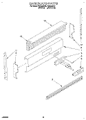 BACKGUARD Diagram and Parts List for FGS395VL2  Whirlpool Range