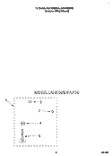 MISCELLANEOUS Diagram and Parts List for 4LSC8255BQ0  Whirlpool Washer