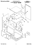 OVEN, OPTIONAL Diagram and Parts List for KEBI141YWH4  KitchenAid Wall Oven