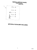 MISCELLANEOUS, OPTIONAL Diagram and Parts List for LSB6000LQ0  Whirlpool Washer