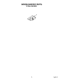 MISCELLANEOUS, LIT/OPTIONAL Diagram and Parts List for DU8100XX0  Whirlpool Dishwasher