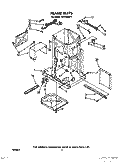 FRAME Diagram and Parts List for TU4700XXP0  Whirlpool Trash Compactor
