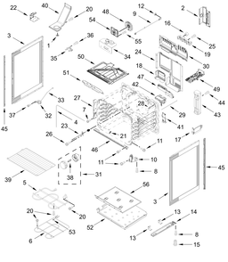Part Location Diagram of W11761229 Whirlpool Control, Appliance