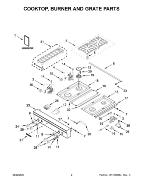 Part Location Diagram of W11090453 Whirlpool INSTRUCTIONS, INSTALLATION