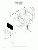 Part Location Diagram of W10348012 Whirlpool FRAME-WNDW