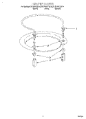 HEATER Diagram and Parts List for KUDC25CHBL0  KitchenAid Dishwasher