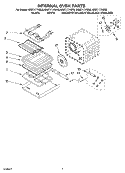 INTERNAL OVEN Diagram and Parts List for KEBC177KSS0  KitchenAid Wall Oven