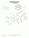 Part Location Diagram of 98017156B Whirlpool PANEL-DRWR