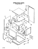 UPPER OVEN, OPTIONAL Diagram and Parts List for KEBI241YBL1  KitchenAid Wall Oven