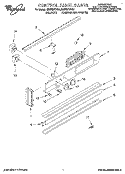 CONTROL PANEL, LITERATURE Diagram and Parts List for RB270PXYQ1  Whirlpool Wall Oven