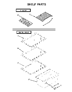 Shelf parts Diagram and Parts List for 10676393414  Kenmore Refrigerator