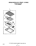 GRILL RCK891 Diagram and Parts List for RC8800XPH  Whirlpool Cooktop