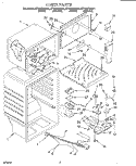 LINER Diagram and Parts List for ET16JKYBW01  Whirlpool Refrigerator