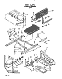 UNIT Diagram and Parts List for ET22RMXZW00  Whirlpool Refrigerator