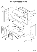 28`` WALL GEARBOX PARTS Diagram and Parts List for GAWG28KDSG0  Whirlpool Cabinet