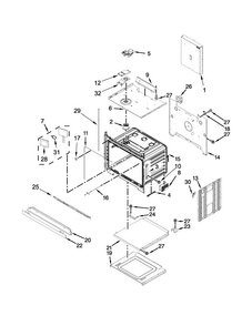 Oven Parts Diagram and Parts List for KOSE507ESS01  KitchenAid Wall Oven