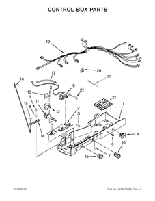 Part Location Diagram of W10671630 Whirlpool CONTRL-BOX