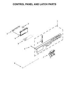 Part Location Diagram of W10806955 Whirlpool Antenna, front console