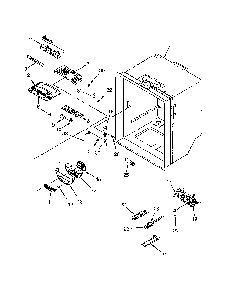 Refrigerator Liner Diagram and Parts List for KBFS20EVBL10  KitchenAid Refrigerator