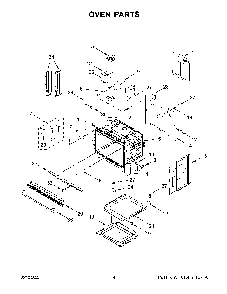 Oven Parts Diagram and Parts List for KOSE507EBS20  KitchenAid Wall Oven