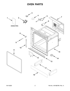 Part Location Diagram of W11608852 Whirlpool Instructions, Installation