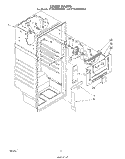 LINER Diagram and Parts List for ET16JM1MWR3  Whirlpool Refrigerator