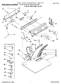 TOP AND CONSOLE, LIT/OPTIONAL Diagram and Parts List for KGYS677EZ2  KitchenAid Dryer