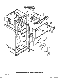 LINER Diagram and Parts List for ET25DMXXN00  Whirlpool Refrigerator