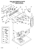 Part Location Diagram of 8532643 Whirlpool PANEL-CNTL